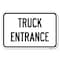 Signmission Traffic Entrance Sign Truck Entrance Heavy-Gauge Aluminum Sign, 12" x 18", A-1218-22791 A-1218-22791 - alternate 1